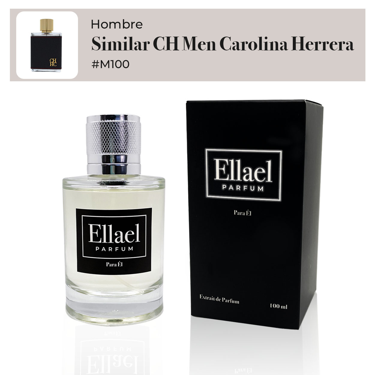 Inspirado en CH Men Carolina Herrera M#100