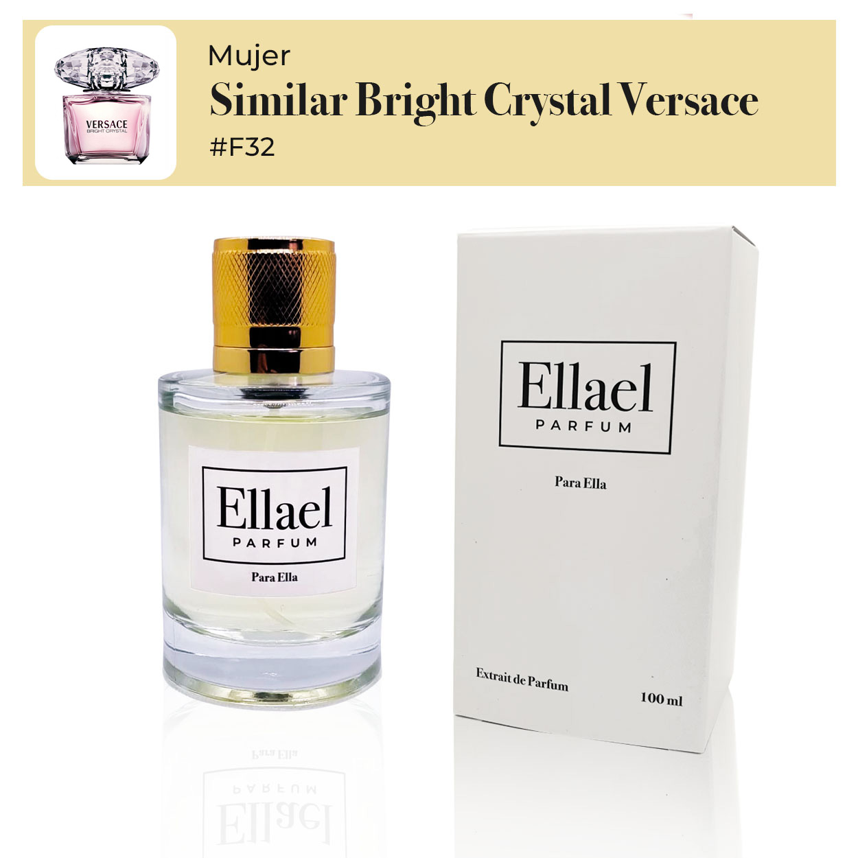 Inspirado en Bright Crystal Versace F#32