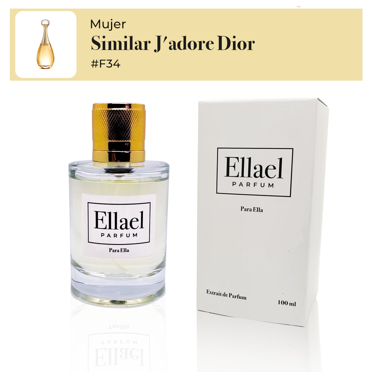 Inspirado en J'adore Dior F#34