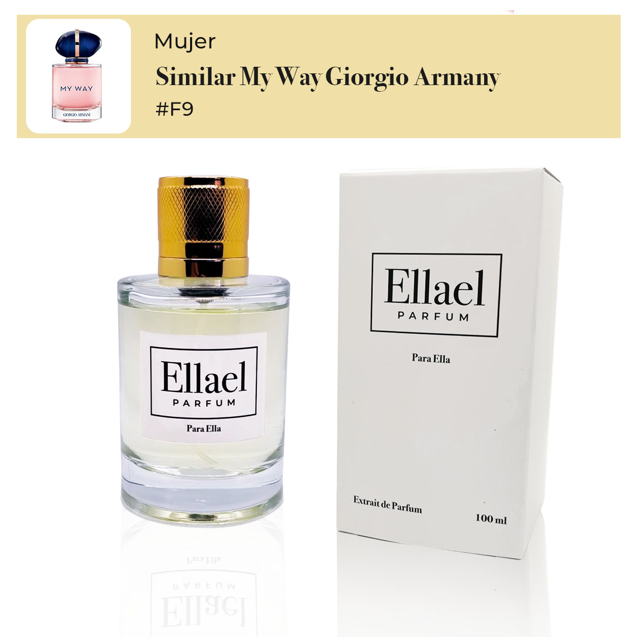 Inspirado en My Way Giorgio Armani F#9 - 100 ML